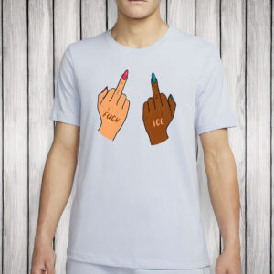 Fuck ICE Middle Fingers Comfort Colors® Tee - Anti ICE Shirt
