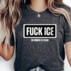 Fuck ICE No Human Is Illegal Shirt – Anti ICE Protest Tee – Pro Immigrant Rights Activist Shirt – Political Statement T-Shirt