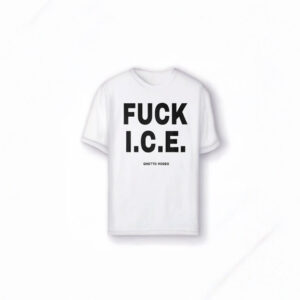Fuck ICE T-Shirt – Ghetto Rodeo Protest Shirt – Anti ICE Statement Tee – Immigration Rights Activist Shirt – Political Protest T-Shirt