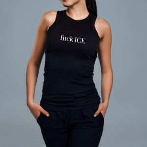 Fuck ICE Women's Tank Top – Anti ICE Activist Shirt – Immigration Protest Tank – Abolish ICE Political Apparel – Feminist Social Justice Clothing