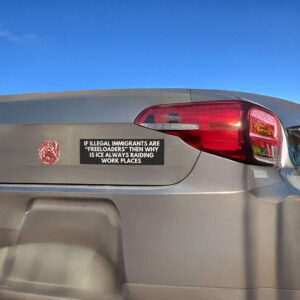 ICE Workplace Raids Car Magnet
