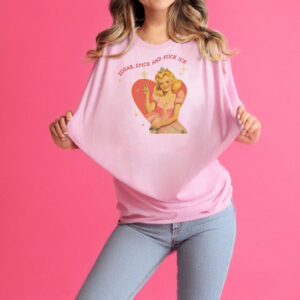 Sugar Spice and F*ck ICE T-Shirt – Feminist Anti ICE Protest Shirt – Cute Activist Tee – Immigration Rights Statement Apparel – Social Justice Protest Clothing