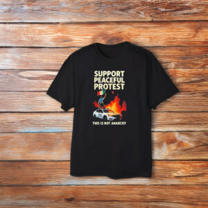 Support Peaceful Protest Shirt – Anti ICE Protest Tee – This Is Not Anarchy T-Shirt – Pro Immigrant Rights Activist Graphic Tee