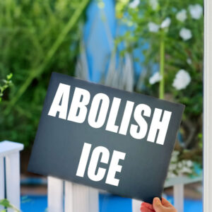 Abolish ICE 2026 Yard Sign