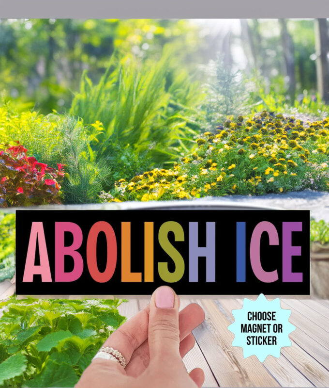 Abolish ICE Car Magnet Bumper Sticker