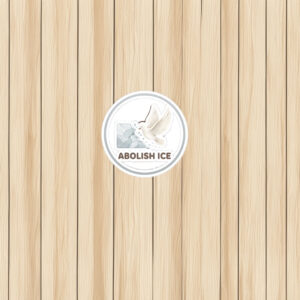 Abolish ICE Dove Breaking ICE Sticker