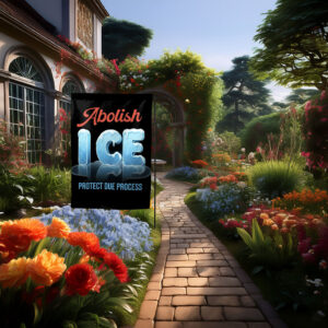 Abolish ICE Garden Flag