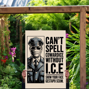 Abolish ICE Immigration Human Rights Protest Sign