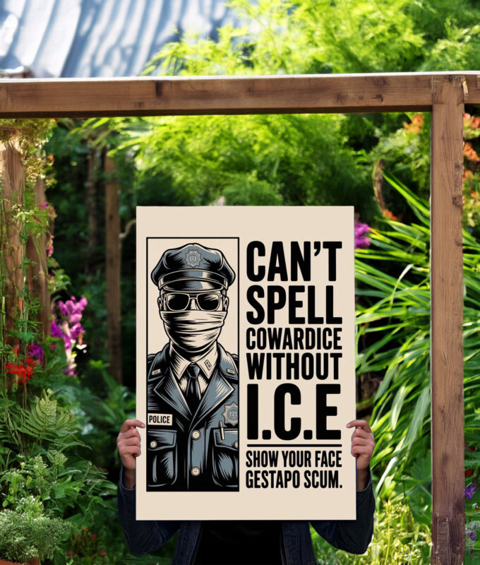 Abolish ICE Immigration Human Rights Protest Sign