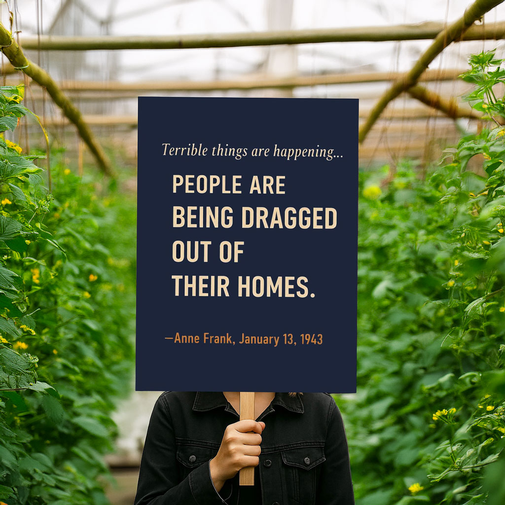 Abolish ICE Immigration Human Rights Yard Sign