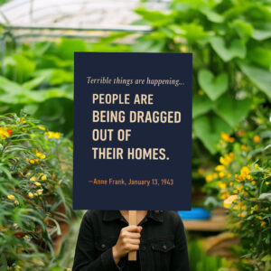 Abolish ICE Immigration Human Rights Yard Sign