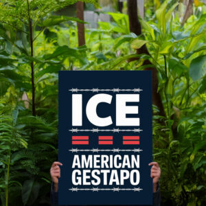 Abolish ICE Immigration Human Rights Yard Sign