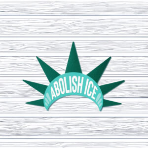 Abolish ICE Liberty Bumper Sticker or Car Magnet