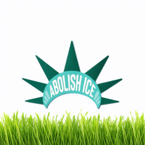 Abolish ICE Liberty Bumper Sticker or Car Magnet