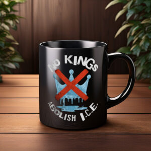 Abolish ICE “No Kings, Shame ICE” Mug