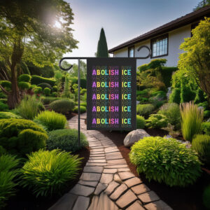 Abolish ICE Yard Sign Flag