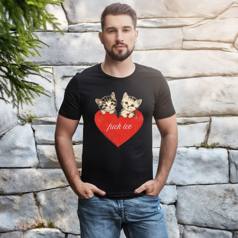 Anti ICE Comfort Colors® Valentine’s “Fuck ICE” Tee