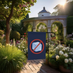 Anti ICE Garden Flag