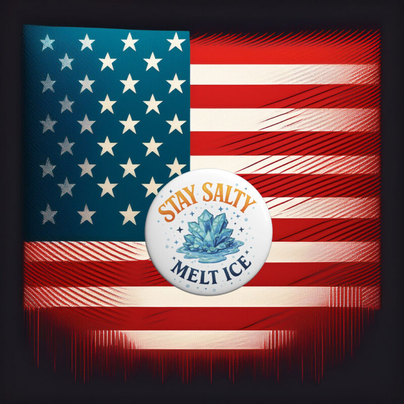 Anti-ICE Political Protest Pins