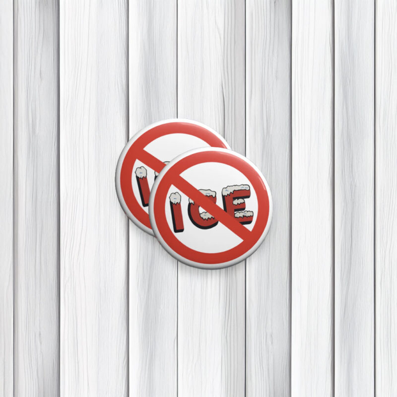 Anti-ICE Protest Pin