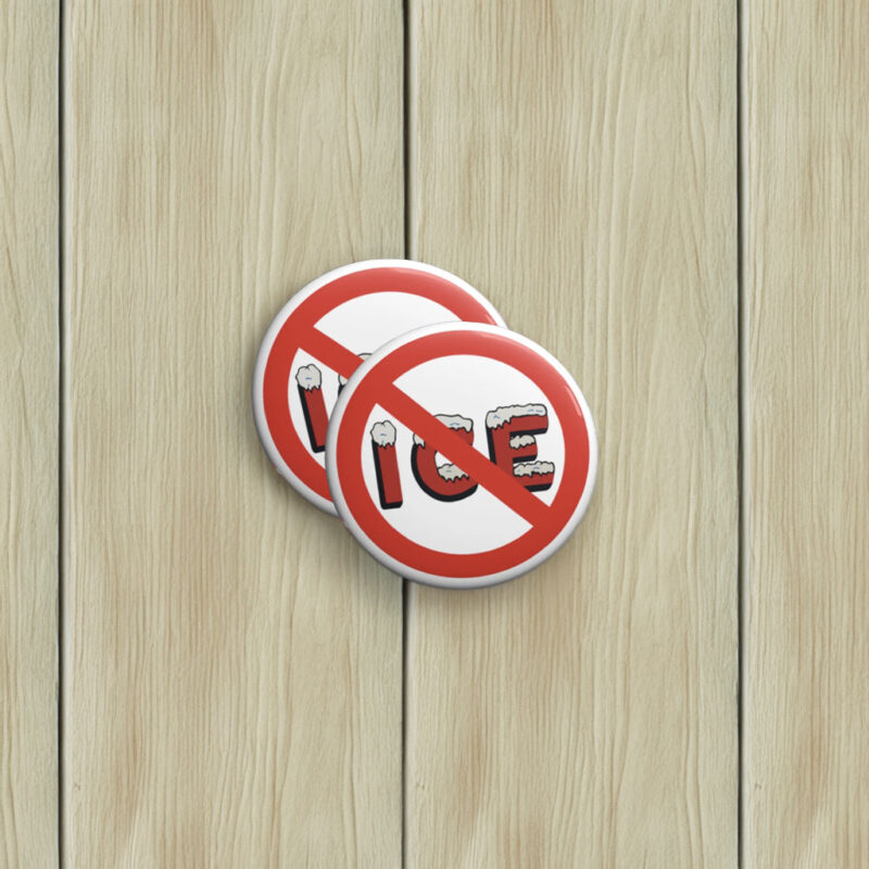 Anti-ICE Protest Pin