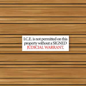 Anti ICE Sticker 2026