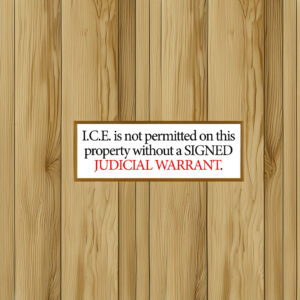 Anti ICE Sticker 2026