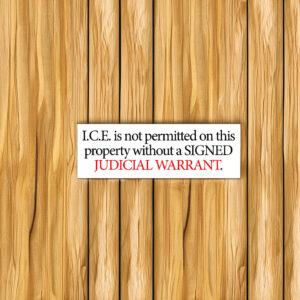 Anti ICE Sticker 2026