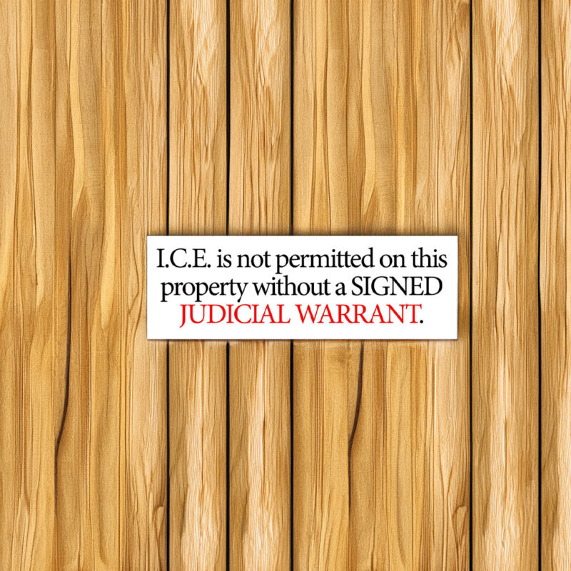 Anti ICE Sticker 2026