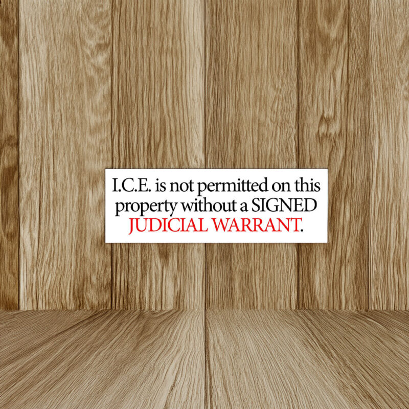 Anti ICE Sticker 2026