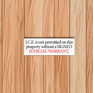 Anti ICE Sticker 2026