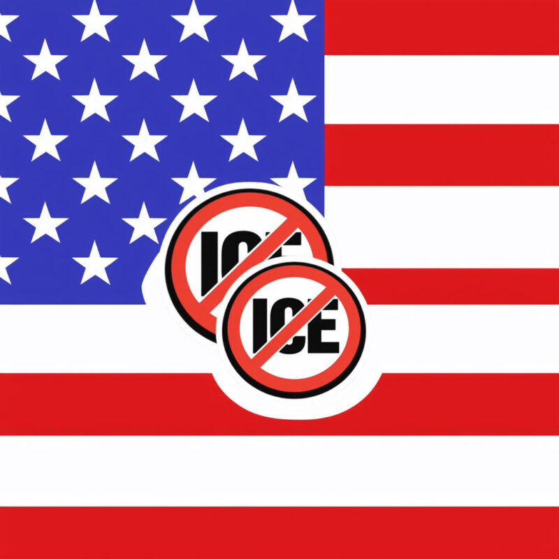 Anti-Immigration Enforcement Sticker