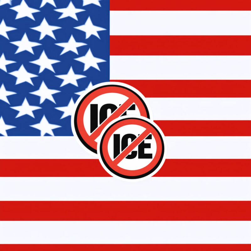 Anti-Immigration Enforcement Sticker