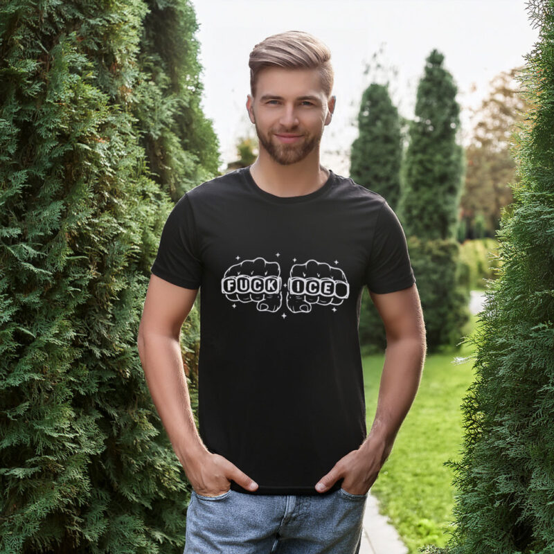 Anti-Trump Fck ICE T-Shirt