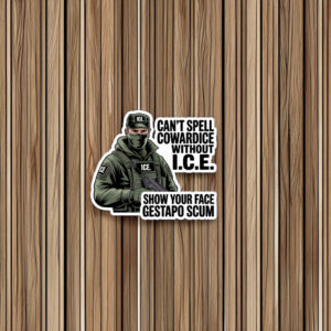 Anti-Trump Resistance Sticker