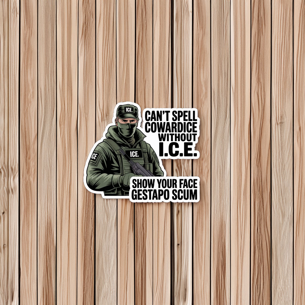 Anti-Trump Resistance Sticker