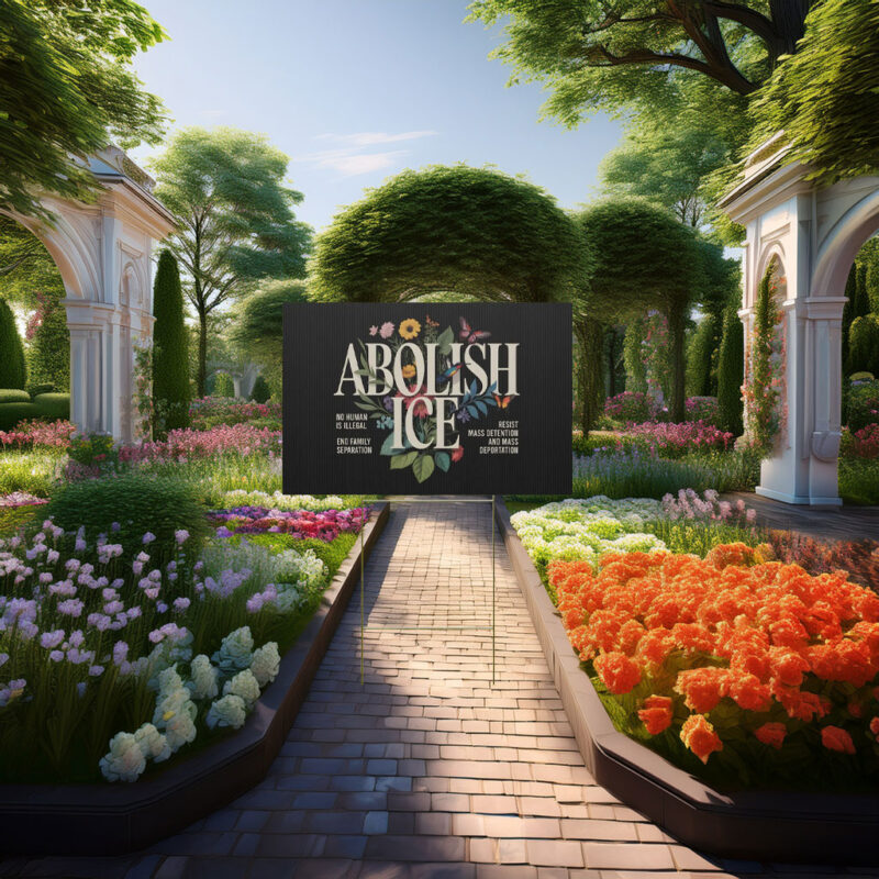 Anti-Trump Yard Sign