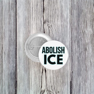 Anti‑ICE Protest Pin Button
