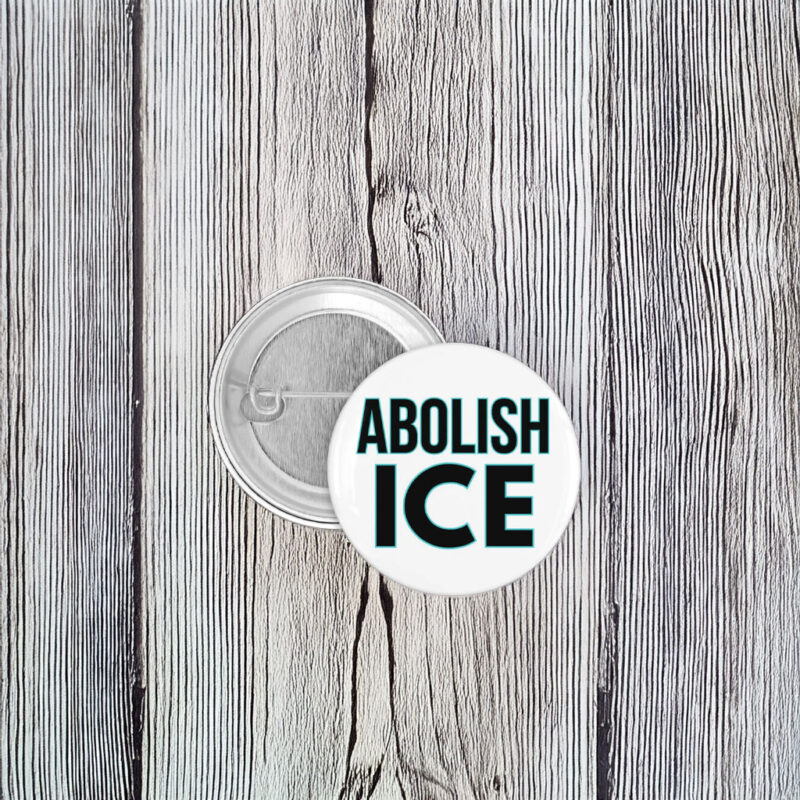 Anti‑ICE Protest Pin Button