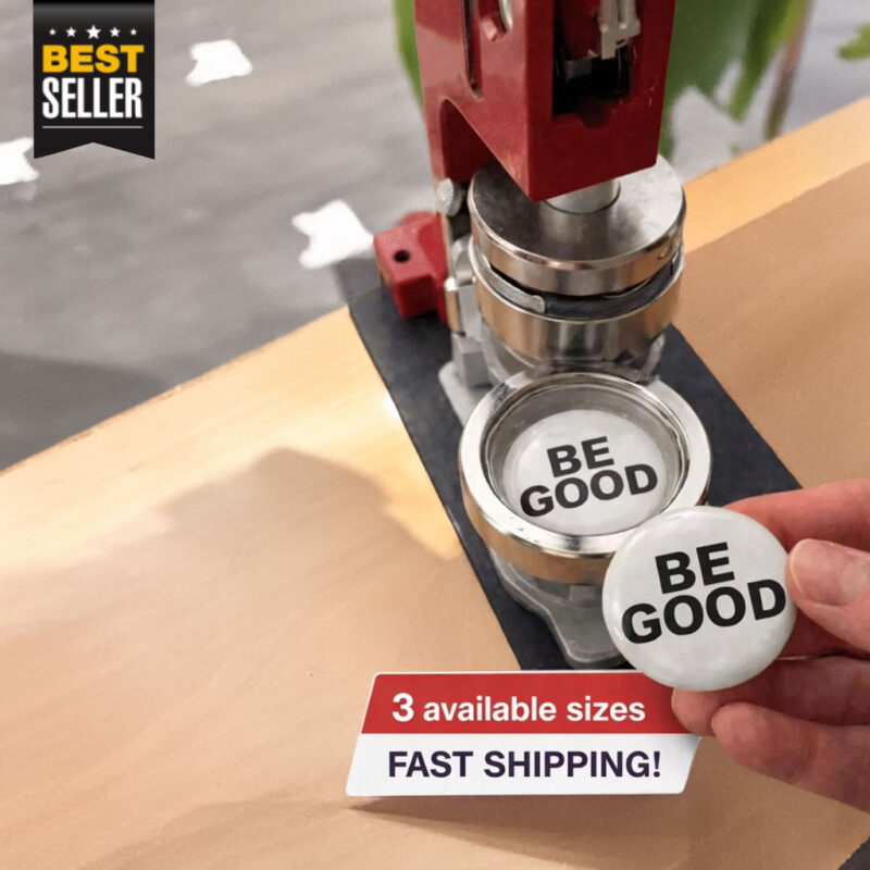 BE GOOD Pin Button Inspired by the Golden Globes statement