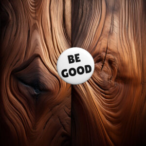 Be Good Pin Button