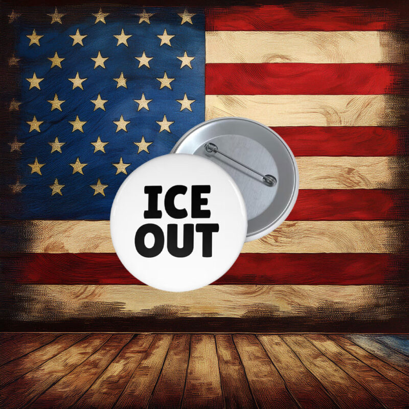 Be Good USA People Support Pin