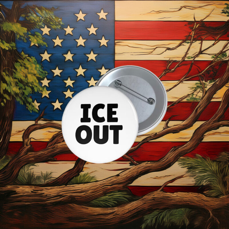 Be Good USA People Support Pin