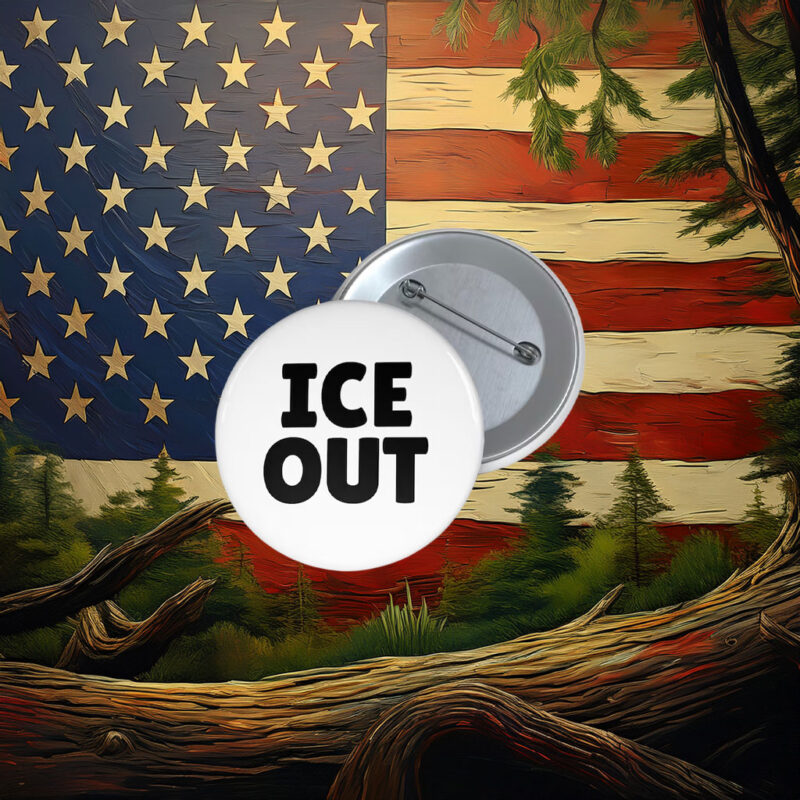 Be Good USA People Support Pin