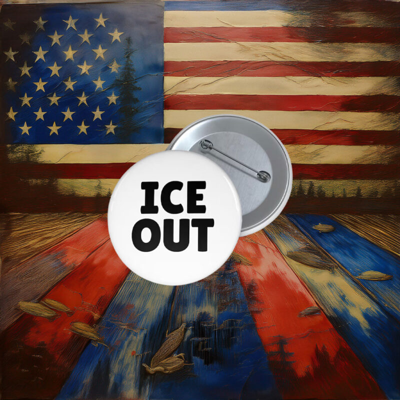 Be Good USA People Support Pin