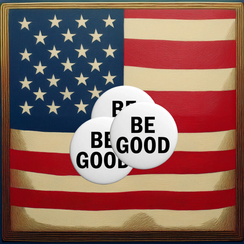 Be Good – Anti-ICE Agents Protest Pin