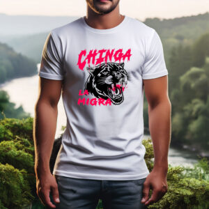 Chinga La Migra Black Leopard Political Protest Tee