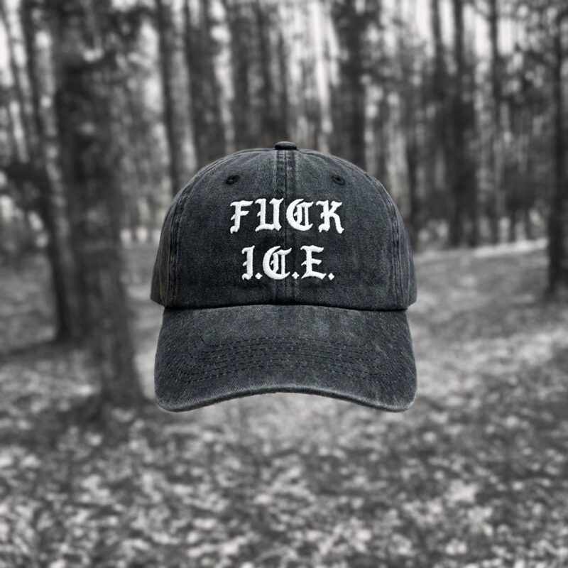 Embroidered Fck ICE Old English Hat