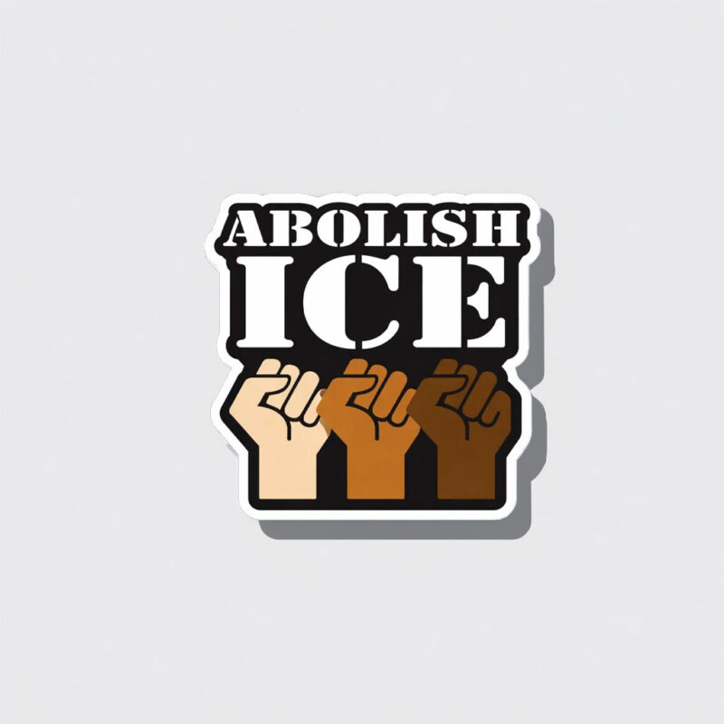 Equality & Human Rights Activist Abolish ICE Sticker