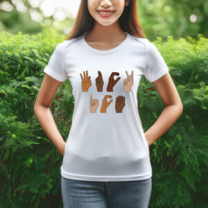 Fuck ICE Hand Sign Language T-Shirt
